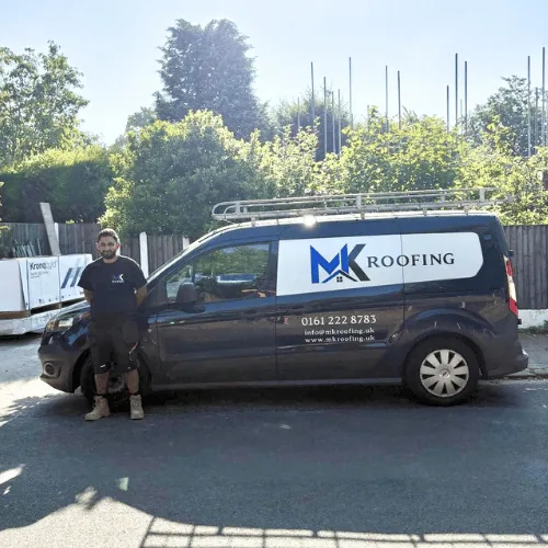 Khizz Sheikh, owner of MK Roofing NW Ltd
